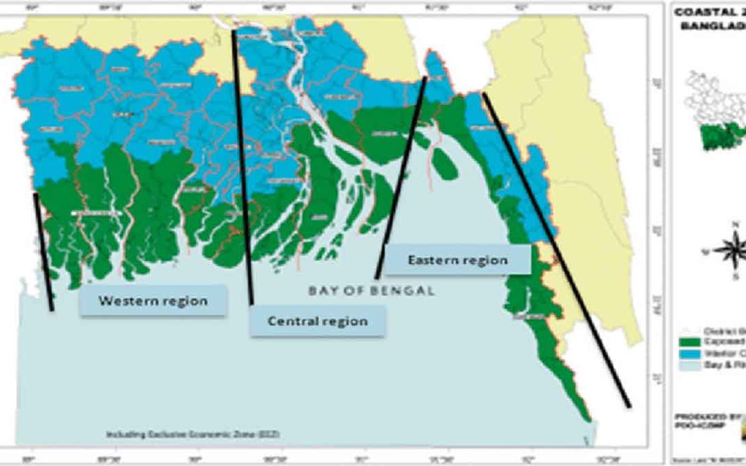 Major Classification of The Coastal Region of Bangladesh