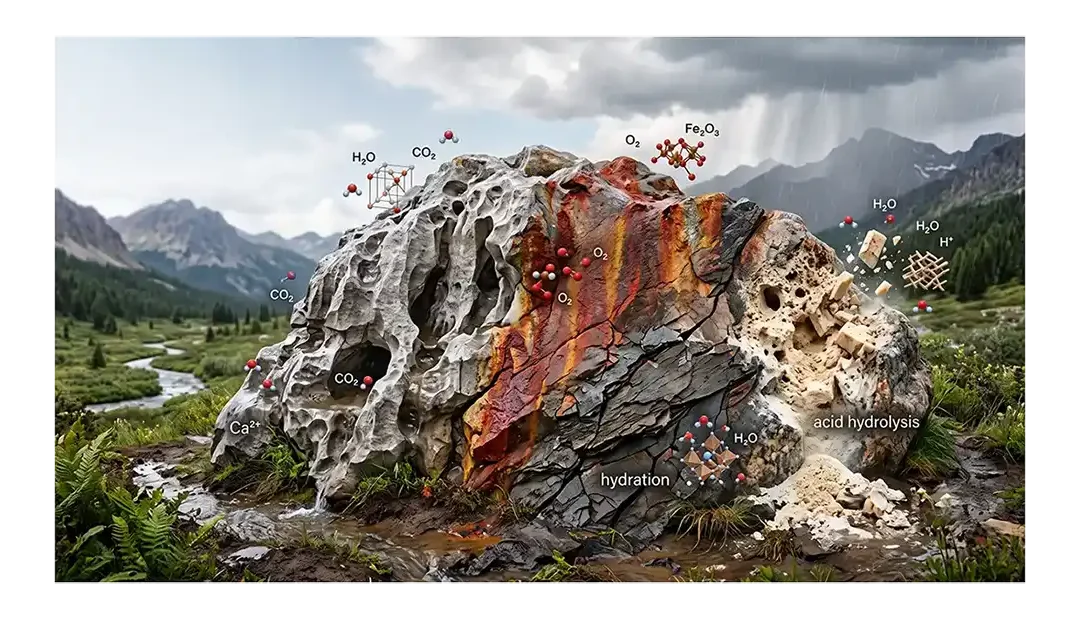 Chemical Weathering Processes in Geology