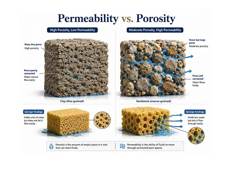 Permeability vs. Porosity