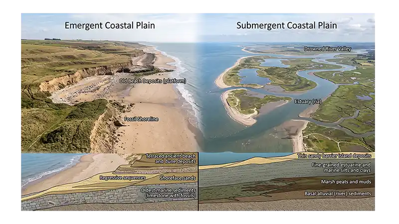 Types of Coastal Plains