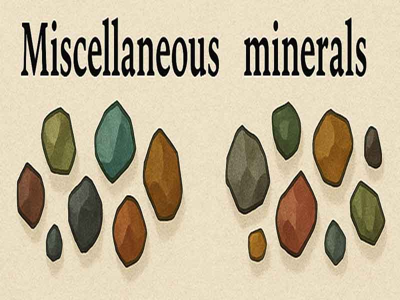 Miscellaneous minerals