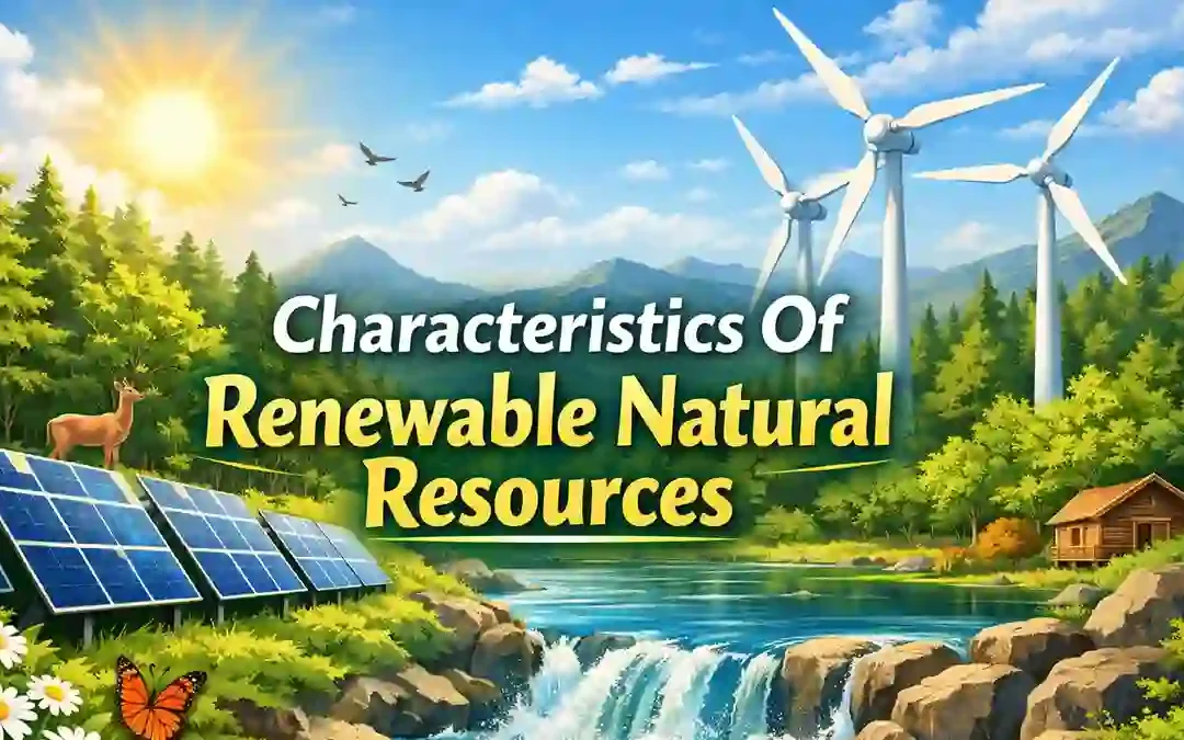 Characteristics Of Renewable Natural Resources