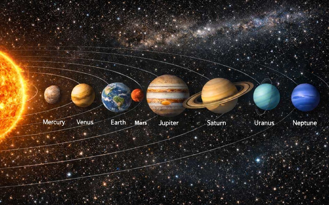Planets Distance From The Sun Order Of The Planets With Chart