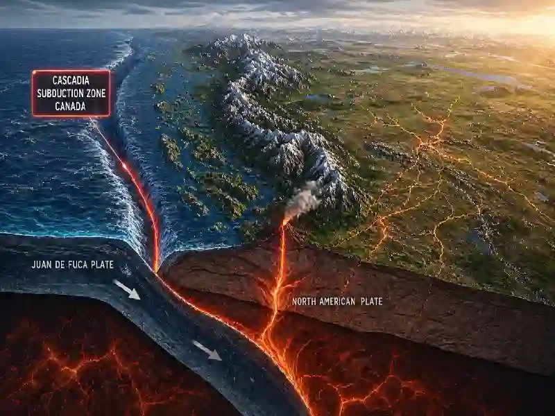 Cascadia subduction zone Canada