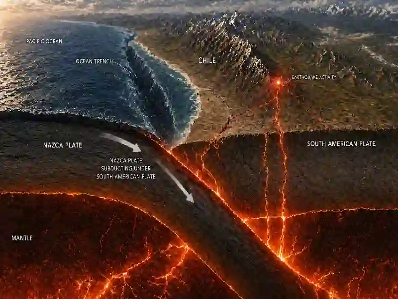 Chile Pacific subduction zone