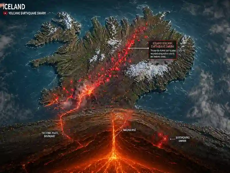 Iceland volcanic earthquake swarm