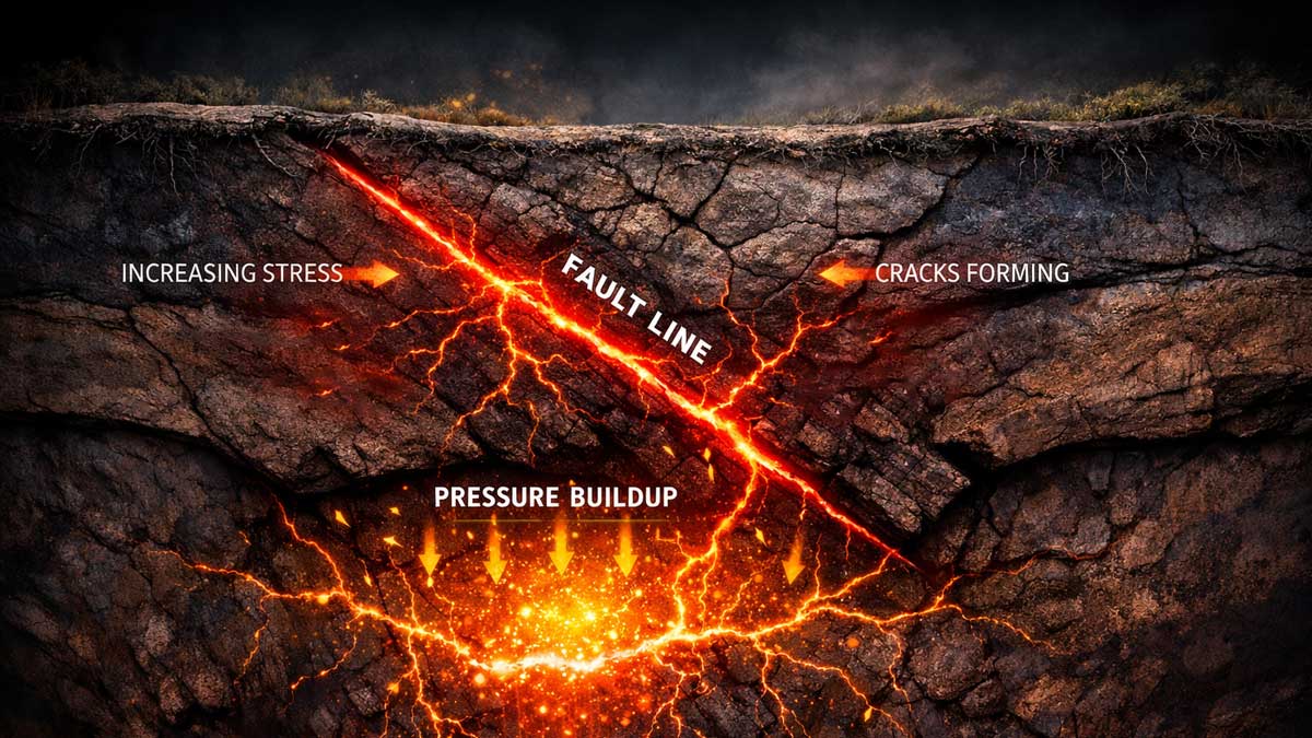 What Happens Before an Earthquake