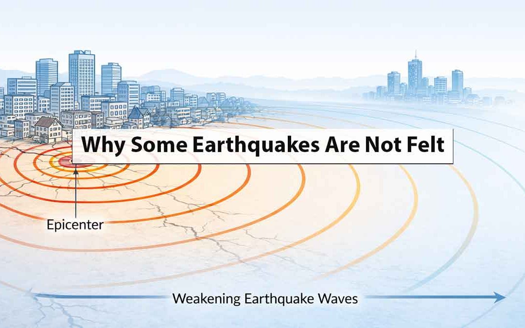 Why Some Earthquakes Are Not Felt