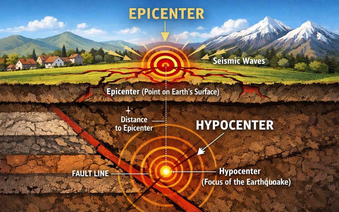 epicenter vs hypocenter