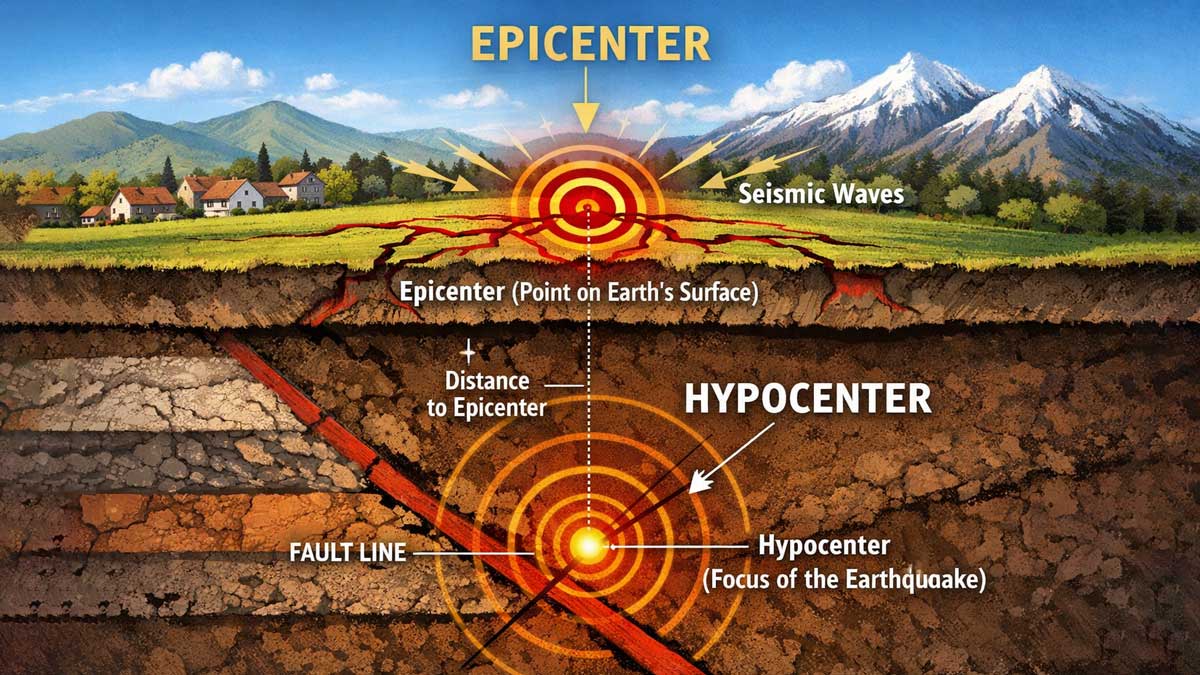 epicenter vs hypocenter