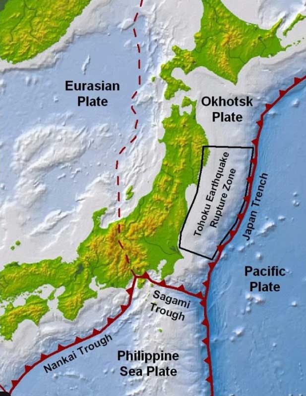 Japan Tectonic Plates