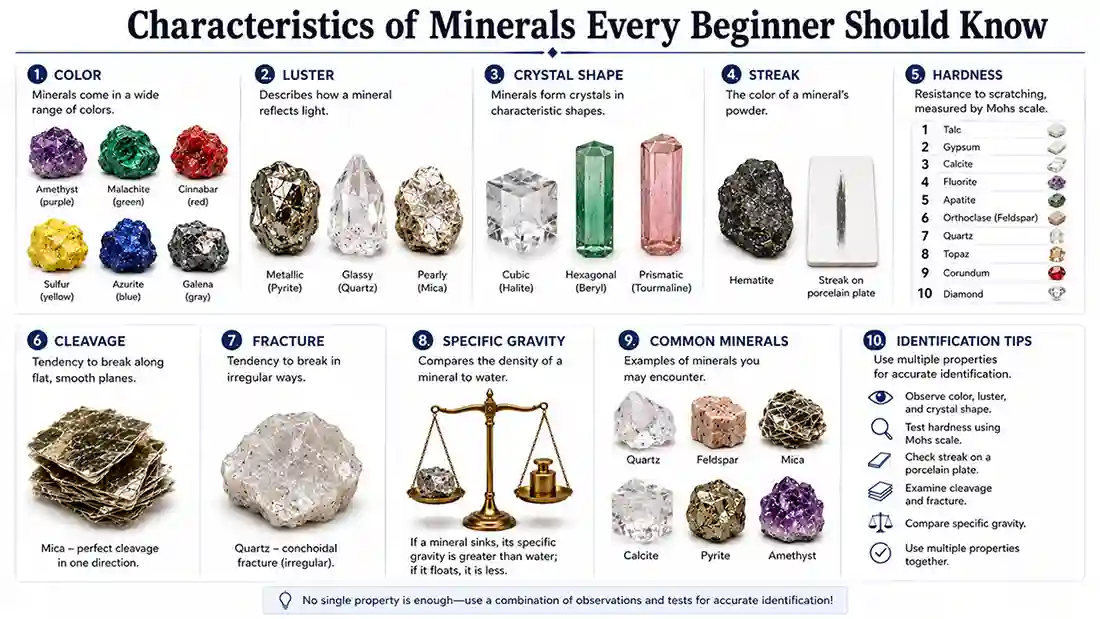 Characteristics of Minerals Every Beginner Should Know