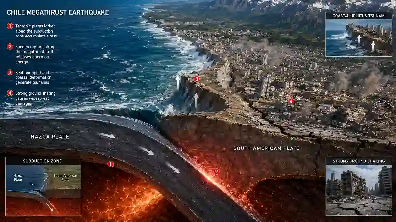 Chile megathrust earthquake