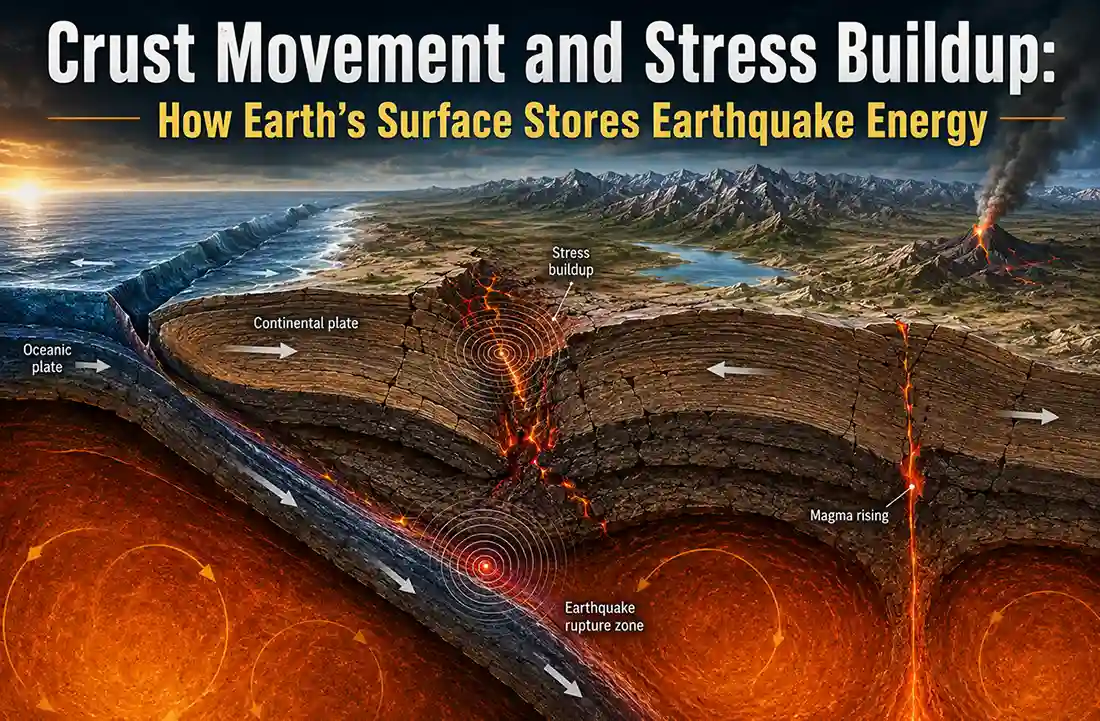 Crust Movement and Stress Buildup