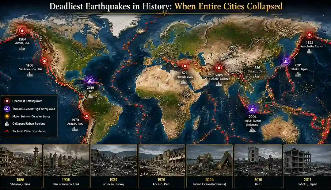 Deadliest Earthquakes in History