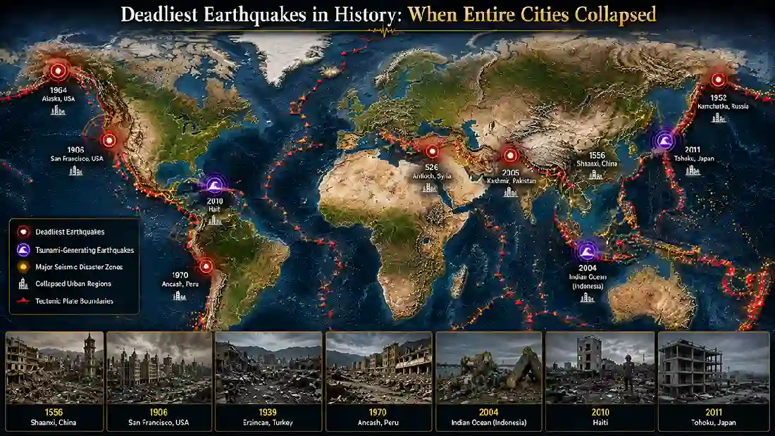 Deadliest Earthquakes in History