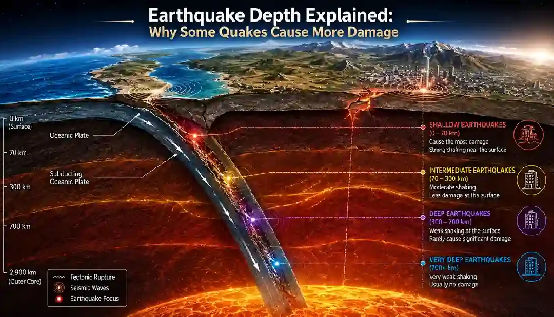 Earthquake Depth Explained