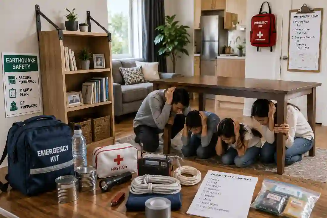 Earthquake Safety Tips at Home