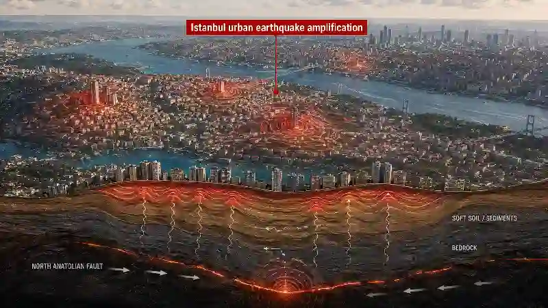 Istanbul urban earthquake amplification