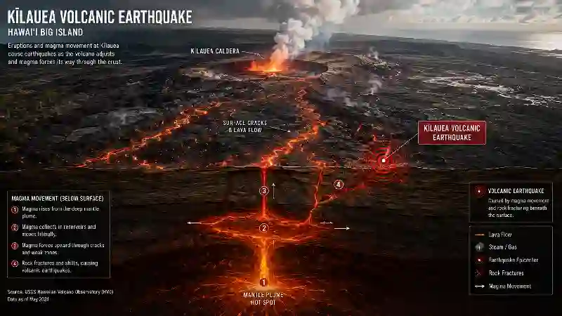 Kilauea volcanic earthquake