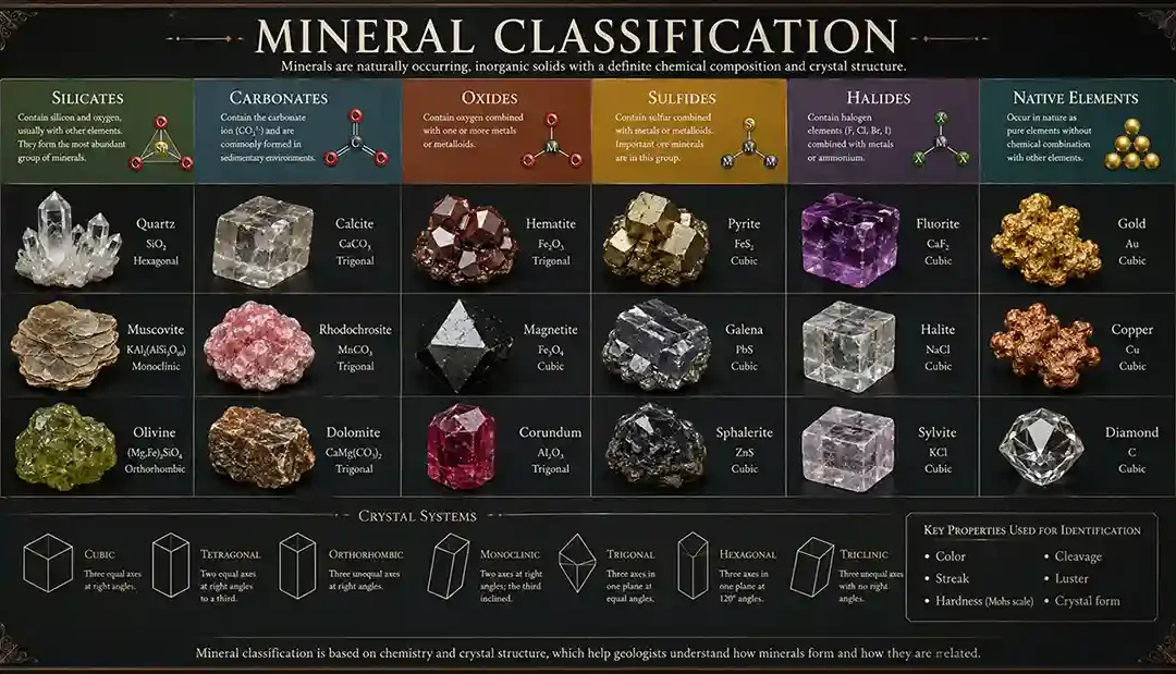 Mineral Classification System in Geology Explained
