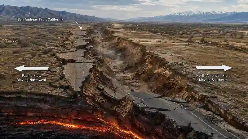 San Andreas Fault California