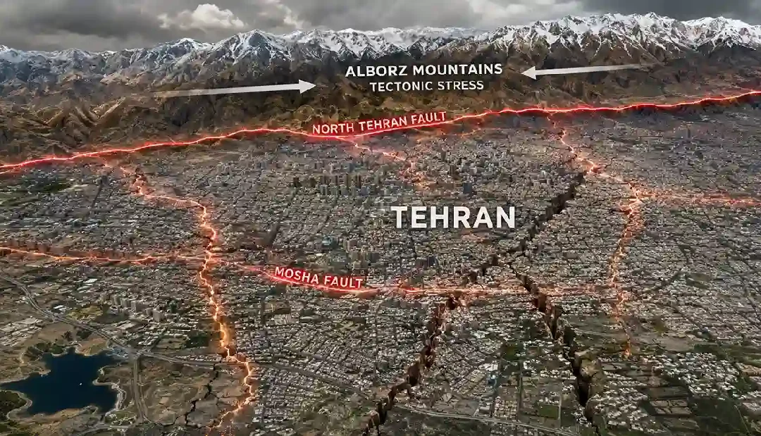 Tehran Earthquakes: A Mega City Surrounded by Active Faults