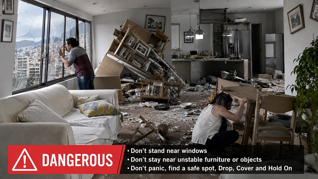 What Not to Do During an Earthquake