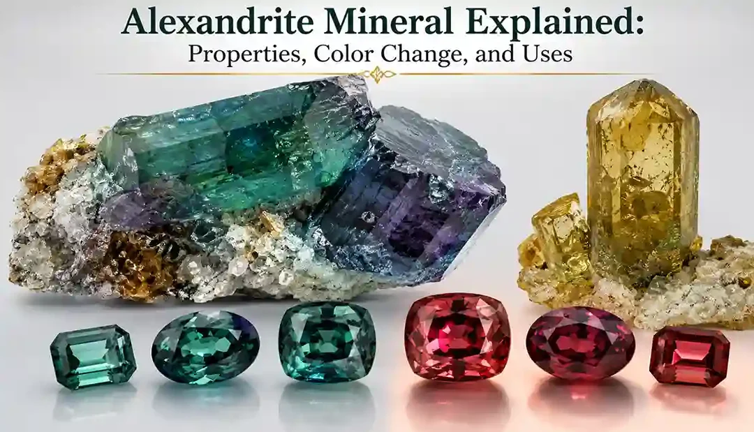 Alexandrite Mineral Explained: Properties, Color Change, and Uses