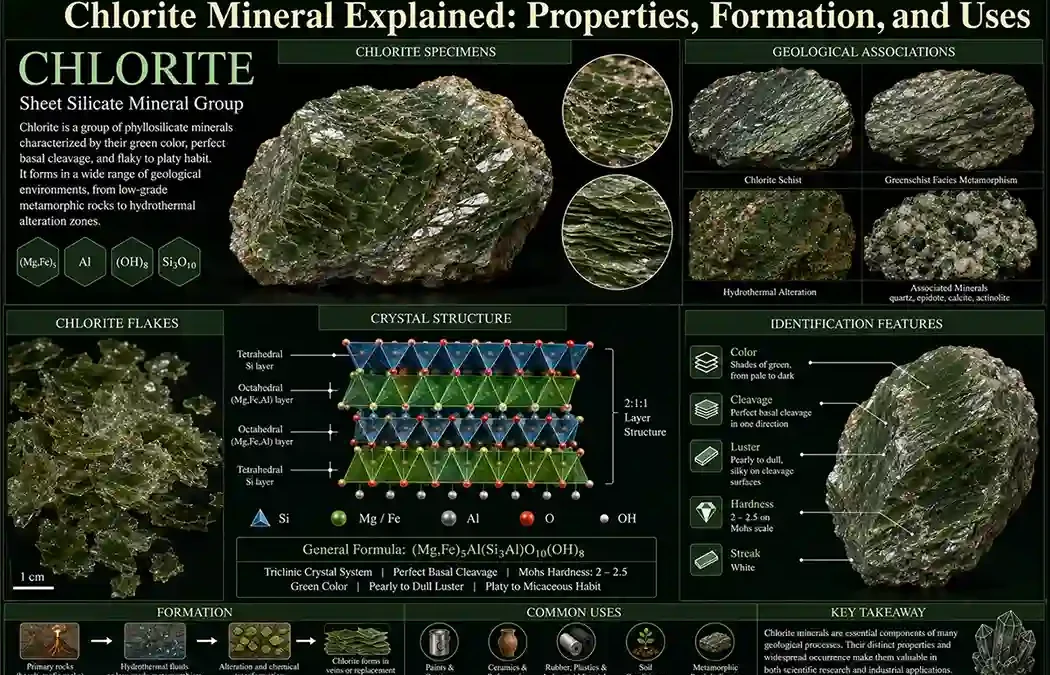 Chlorite Mineral Explained: Properties, Formation, and Uses