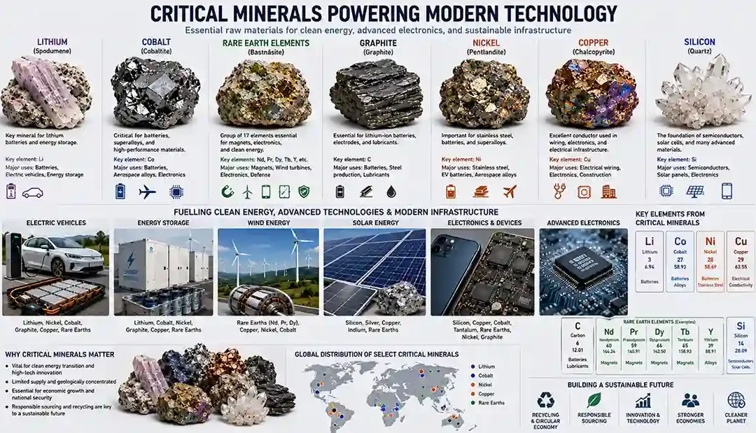 Critical Minerals for Technology: Essential Resources Explained