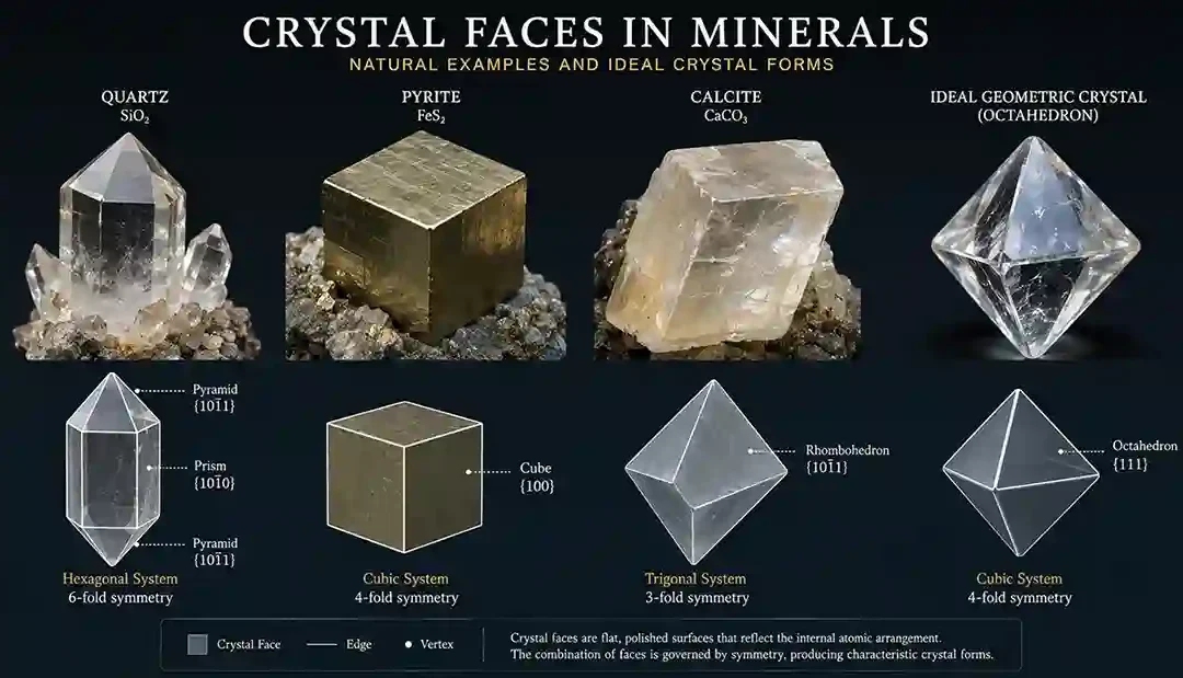 Crystal Faces Explained in Mineralogy and Geology