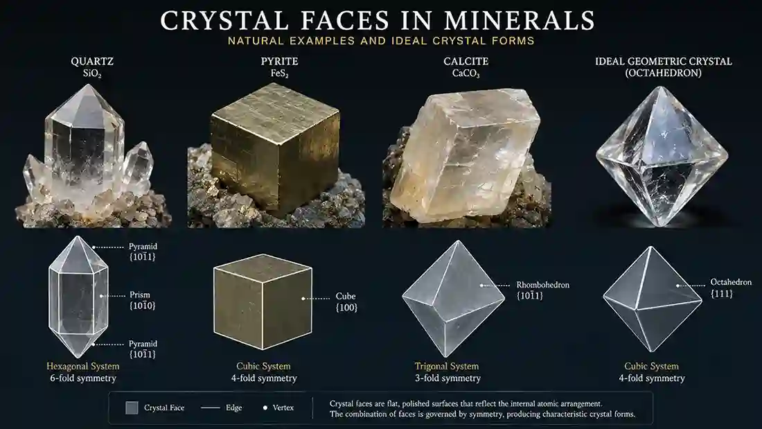 Crystal Faces Explained in Mineralogy and Geology