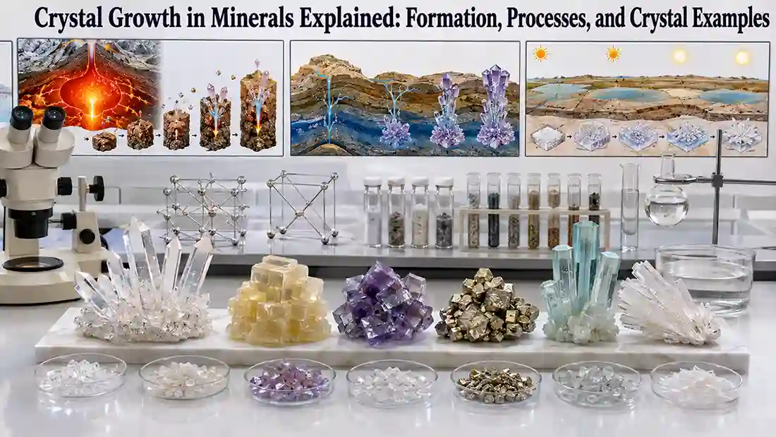 Crystal Growth in Minerals Explained