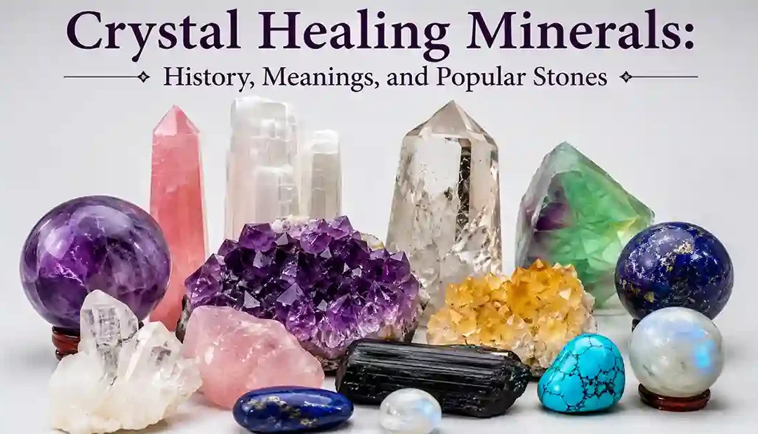 Crystal Healing Minerals: History, Meanings, and Popular Stones