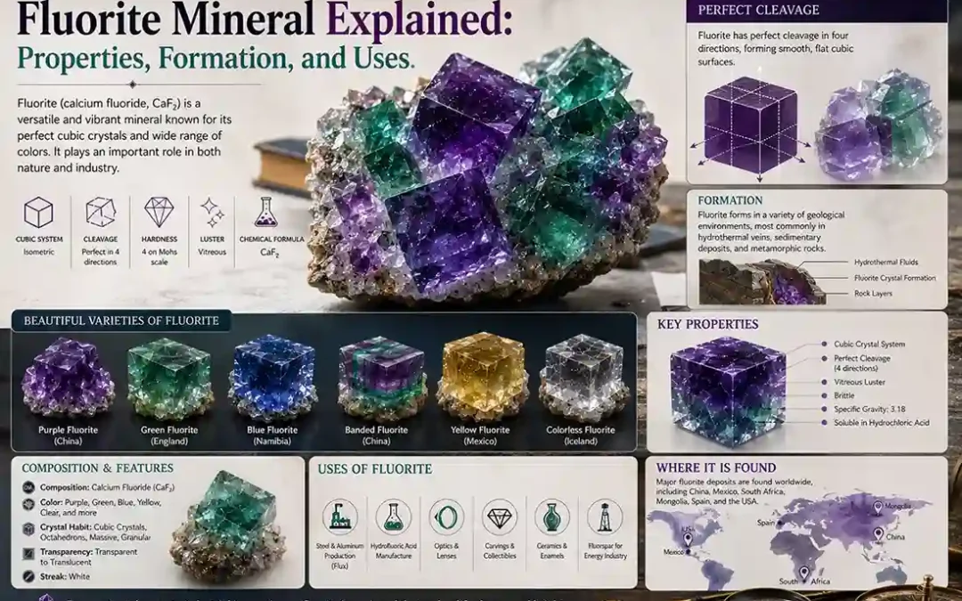 Fluorite Mineral Explained: Properties, Formation, and Uses