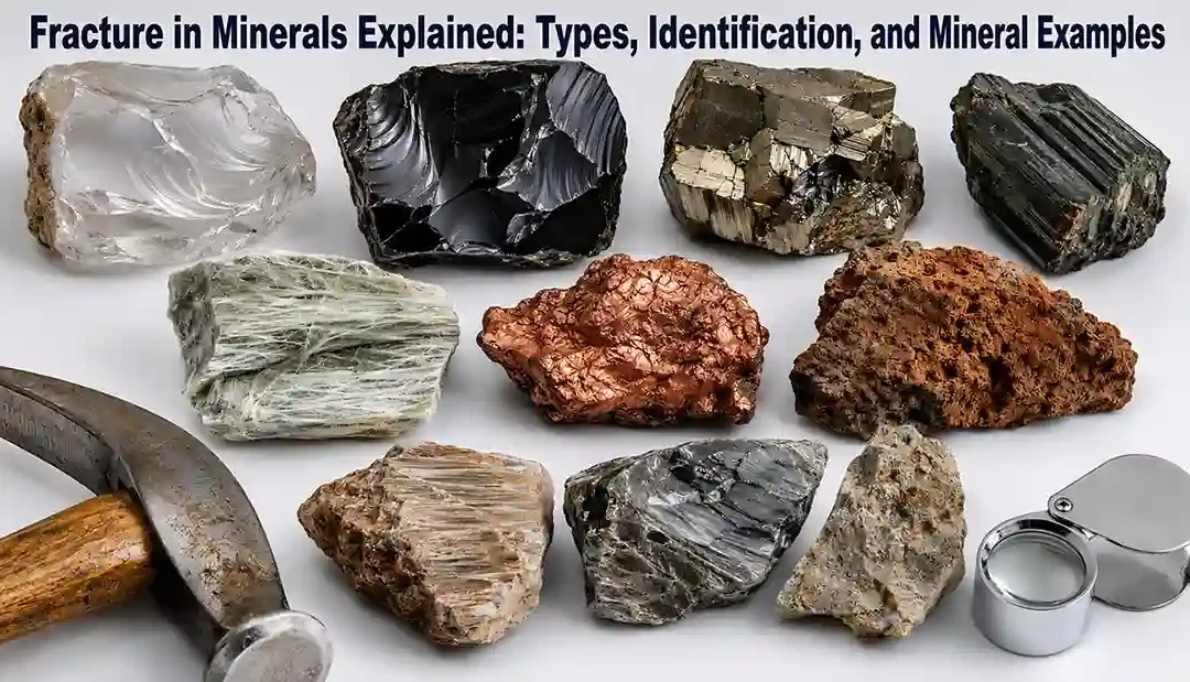 Fracture in Minerals Explained: Types, Identification, and Mineral Examples