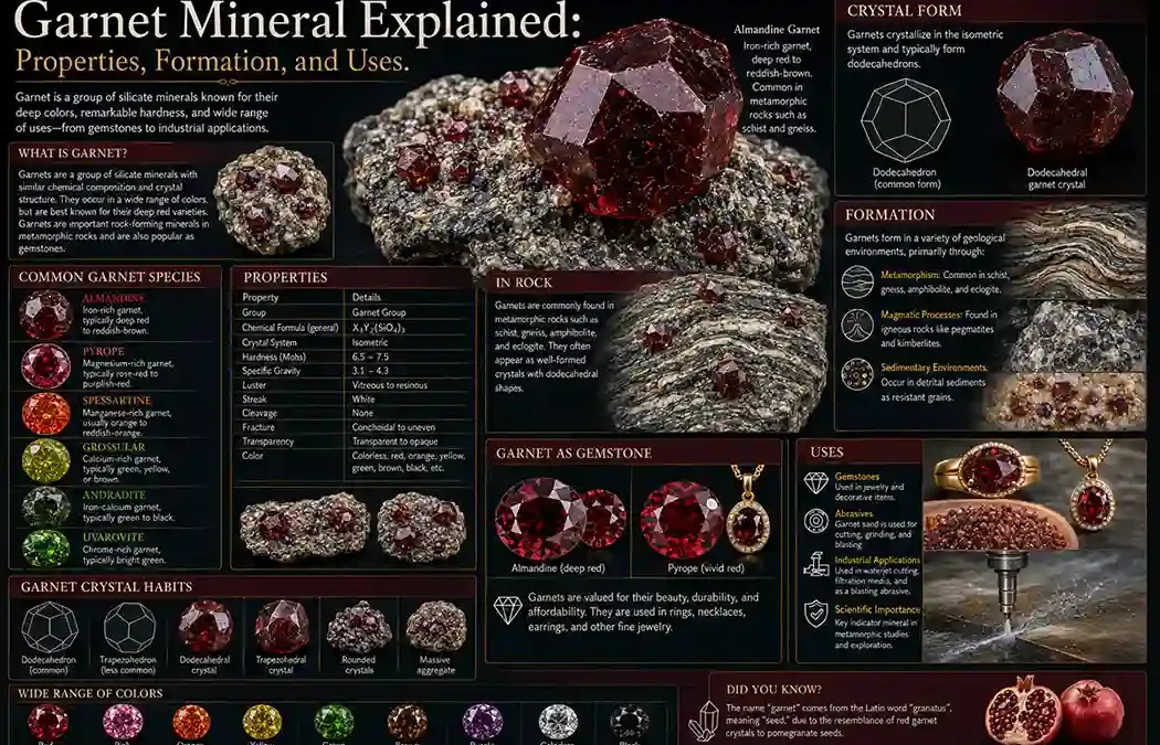 Garnet Mineral Explained: Properties, Formation, and Uses