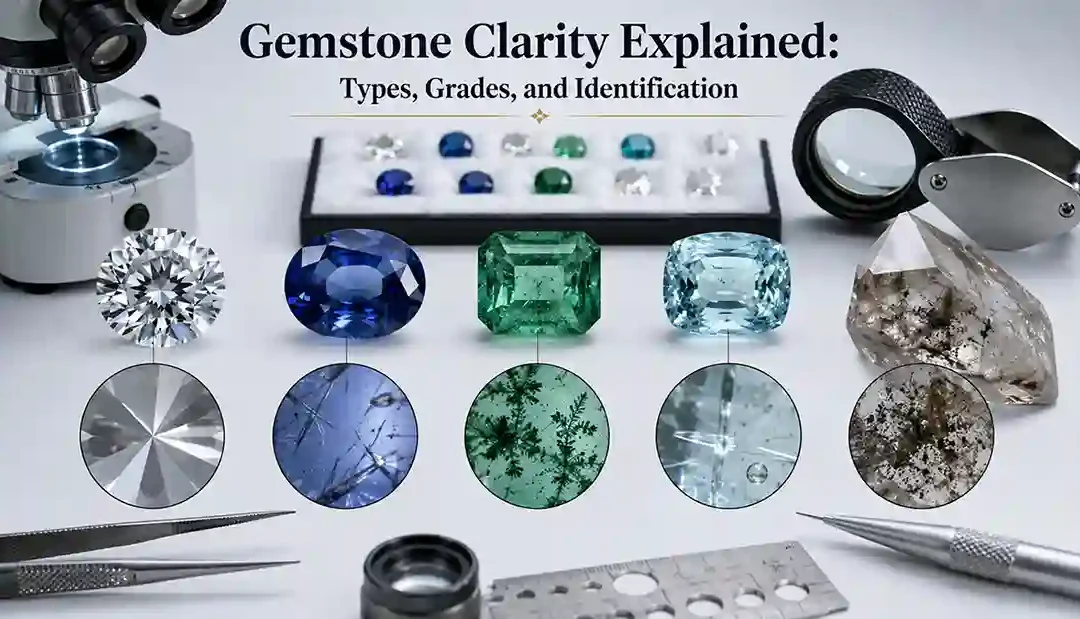 Gemstone Clarity Explained: Types, Grades, and Identification
