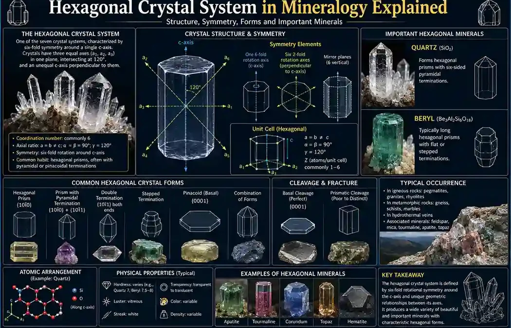 Hexagonal Crystal System in Mineralogy Explained