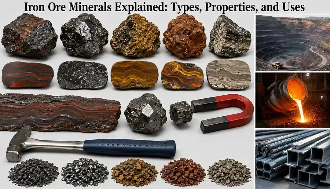 Iron Ore Minerals Explained: Types, Properties, and Uses