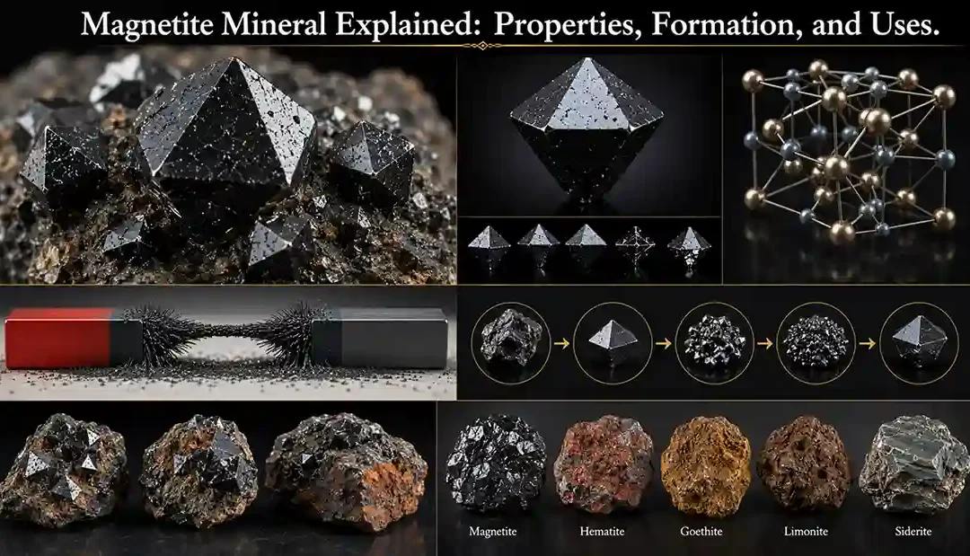 Magnetite Mineral Explained: Properties, Formation, and Uses