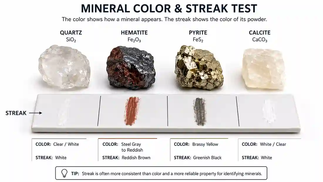 Mineral Color and Streak