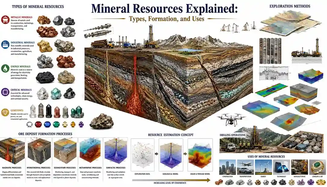 Mineral Resources Explained: Types, Formation, and Uses