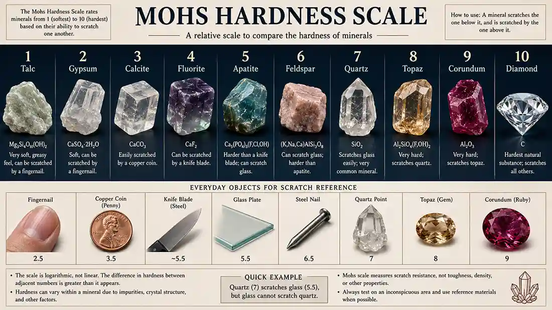 Mohs hardness scale
