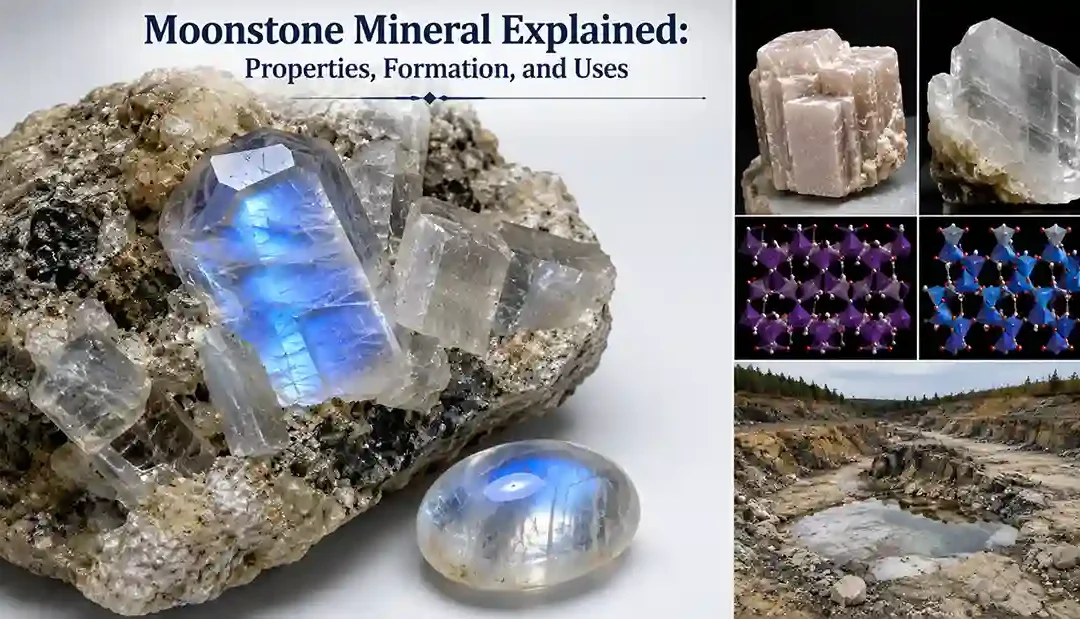 Moonstone Mineral Explained: Properties, Formation, and Uses