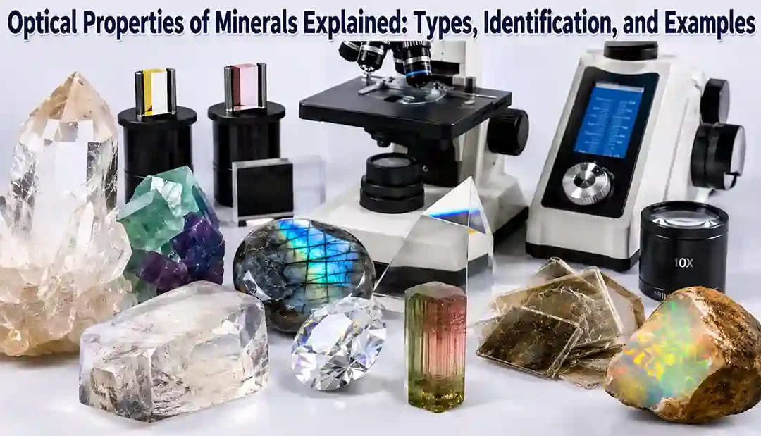 Optical Properties of Minerals Explained: Types, Identification, and Examples