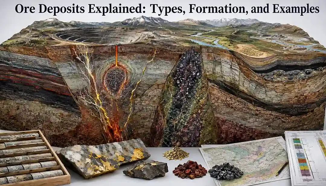 Ore Deposits Explained: Types, Formation, and Examples
