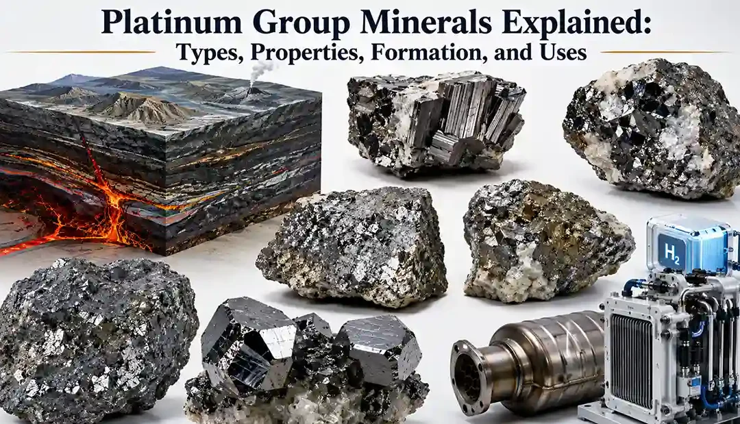 Platinum Group Minerals Explained: Types, Properties, Formation, and Uses