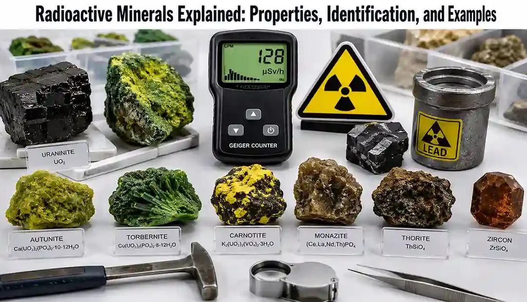 Radioactive Minerals Explained: Properties, Identification, and Examples